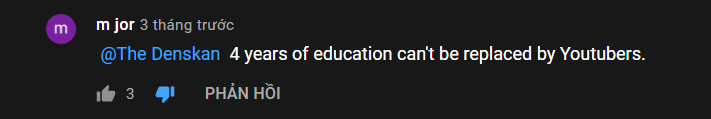 Youtube comment